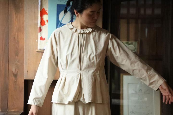 mmCLOSETCOSMIC WONDER Silk cotton broadcloth classic frilled shirt<img class='new_mark_img2' src='https://img.shop-pro.jp/img/new/icons2.gif' style='border:none;display:inline;margin:0px;padding:0px;width:auto;' />