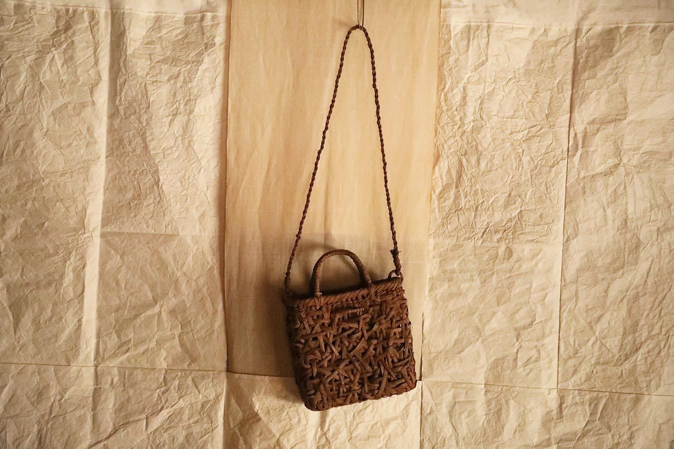 山葡萄ショルダー手提げ籠 | 秋田手作り民芸品 - マーマーな