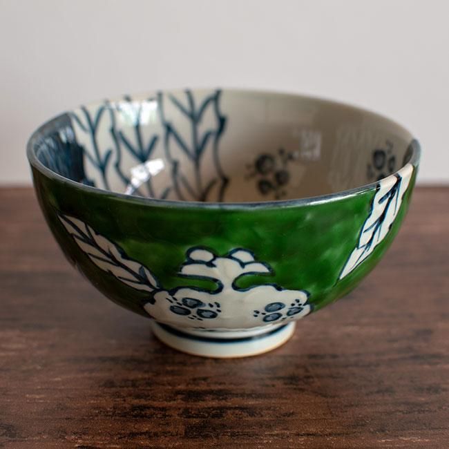 有田焼 茶碗 陶祥窯 古赤絵 柘榴文(緑) 彫茶碗(大) - 佐賀山内ふるさと市場 有田焼・陶器・焼き物の通販 オンラインショップ 有田焼 茶碗