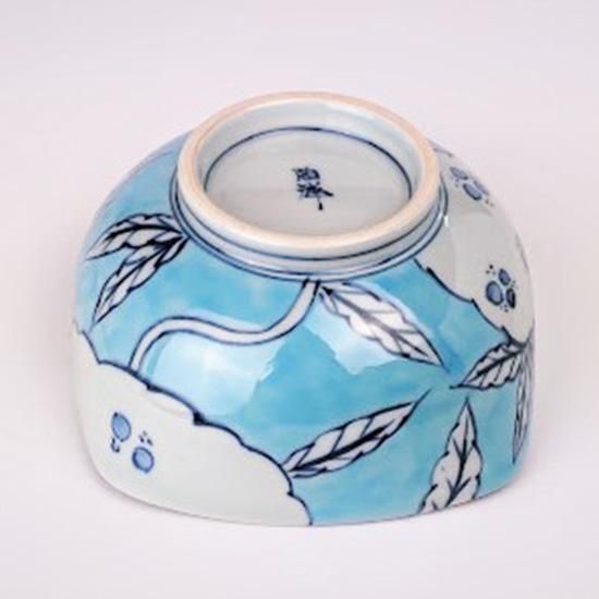有田焼陶祥窯 古赤絵柘榴小花散文様角鉢 有田焼陶祥窯 古赤絵柘榴小花散文様角鉢