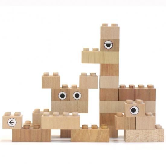 モカです。　購入件連絡用　フロックス、その他 もくロック 34ピース 目玉シール付 - もくロック - 国産天然木の無垢材