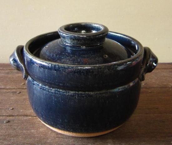 信楽焼ごはん土鍋 青 （大） - キョウトセレクト/奈良セレクト OnlineShop