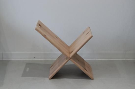 杉の鞄置き X型 - 増田桐箱店オンライストア