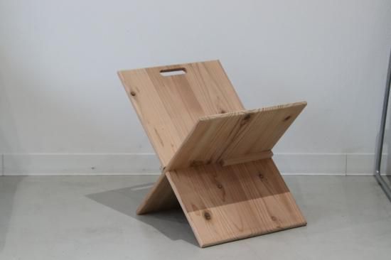 大型 独鈷杵 桐箱付 携帯用袋付 杉の鞄置き X型 - 増田桐箱店オンライストア