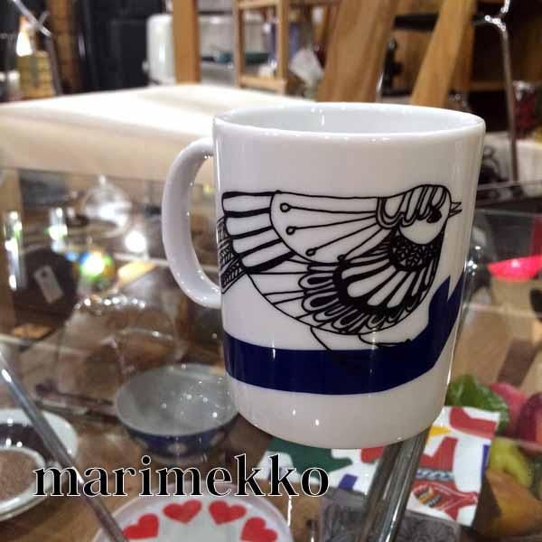 Marimekko マリメッコ Pakkanen パッカネン 廃盤 レア マグカップ Mug 小鳥柄