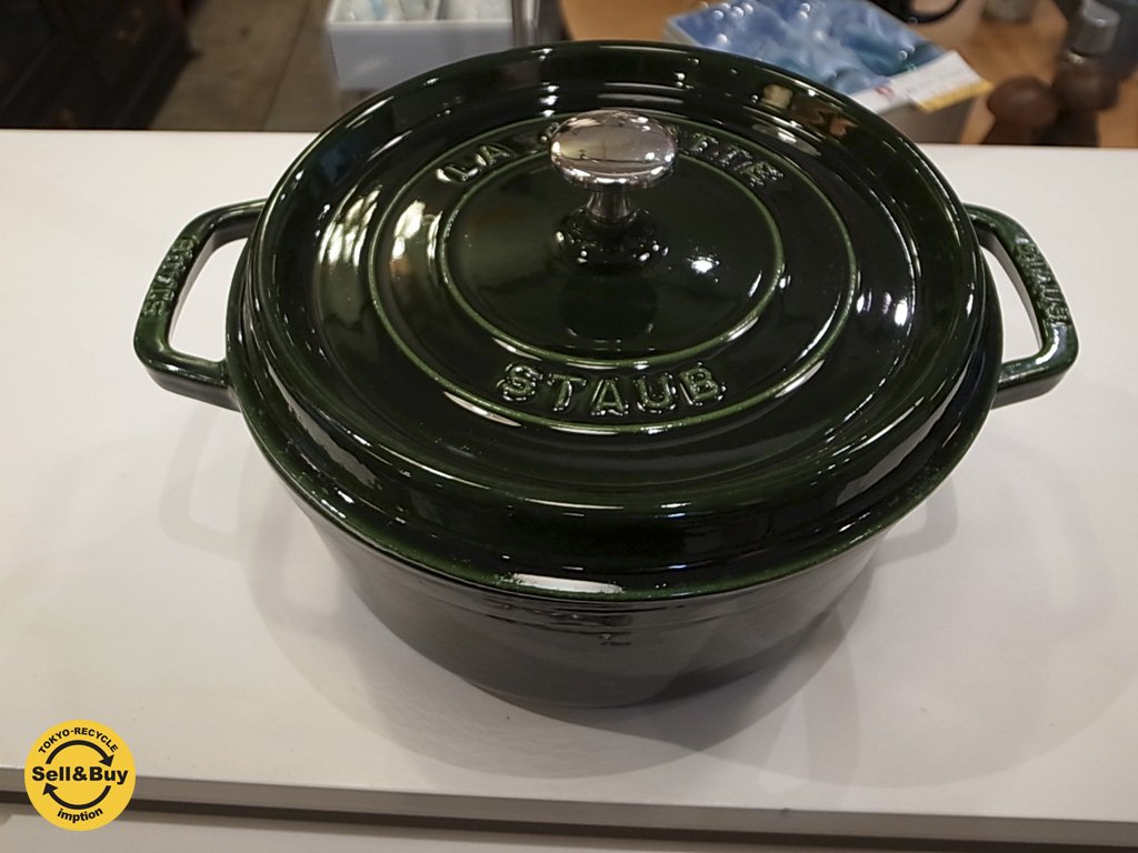 STAUB ストウブ ピコ ココット ラウンドフォルム 24㎝ グラファイト