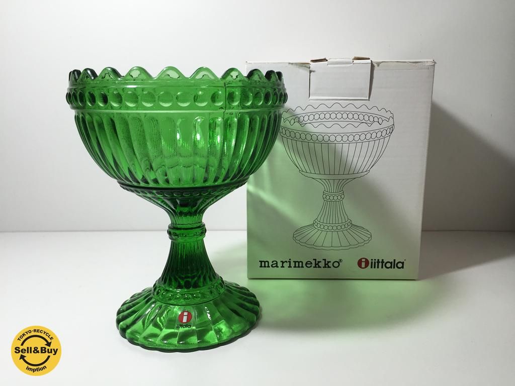 イッタラ Iittala マリメッコ Marimekko マリボウル Maribowl ラージ グリーン 箱付