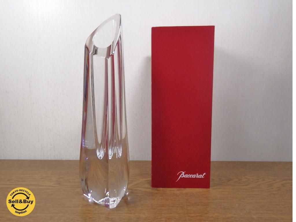 Baccarat バカラ ローズ フラワーベース 花瓶◇