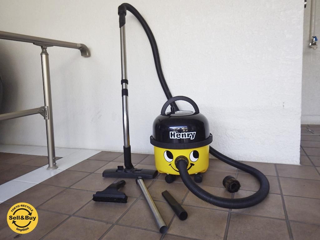 Henry ヘンリー 掃除機 イエロー 英国 Numatic社 Hvr 0 交換用フィルターバッグ6枚付き