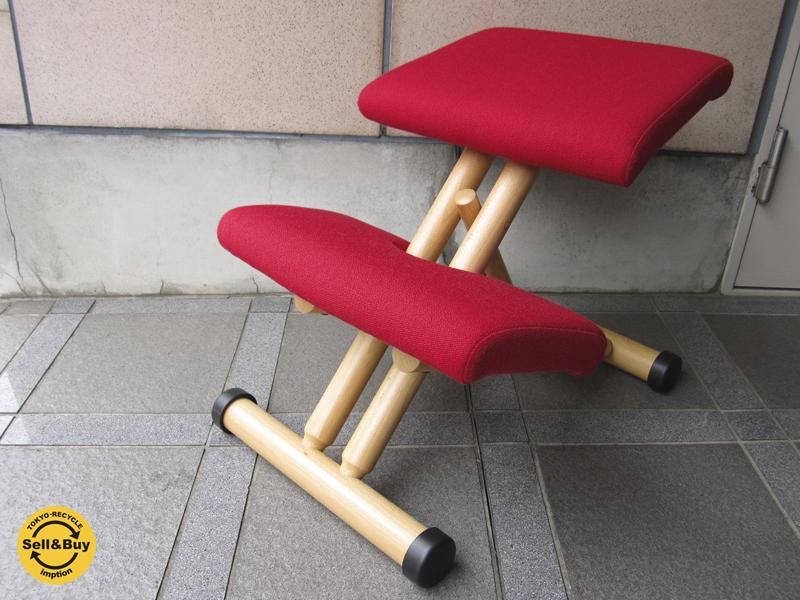 どうぐやの家具STOKKE マルチバランス ヴァリエール varier バランスチェア レッド