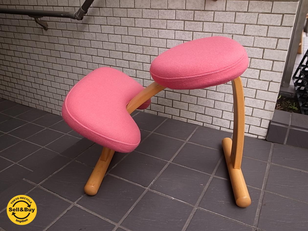 ノルウェー Rybo社 リボ バランスイージー チェア 学習椅子 ピンク