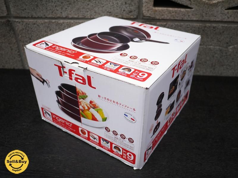 T-fal ティファール フライパン 鍋 9点 セット 【ガス火専用】