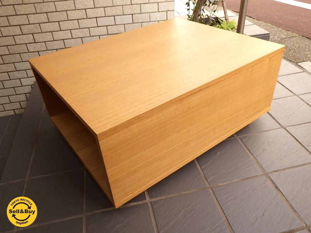 Muji 無印良品 ユニット ソファ Box ボックス テーブル タモ材 サイドテーブル