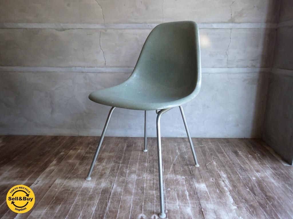 希少カラー シーフォームグリーン ハーマンミラー Herman Miller ビンテージ 2nd サイドシェル チェア Hベース 希少カラー シーフォームグリーン ハーマンミラー Herman Miller ビンテージ 2nd サイドシェル チェア Hベース