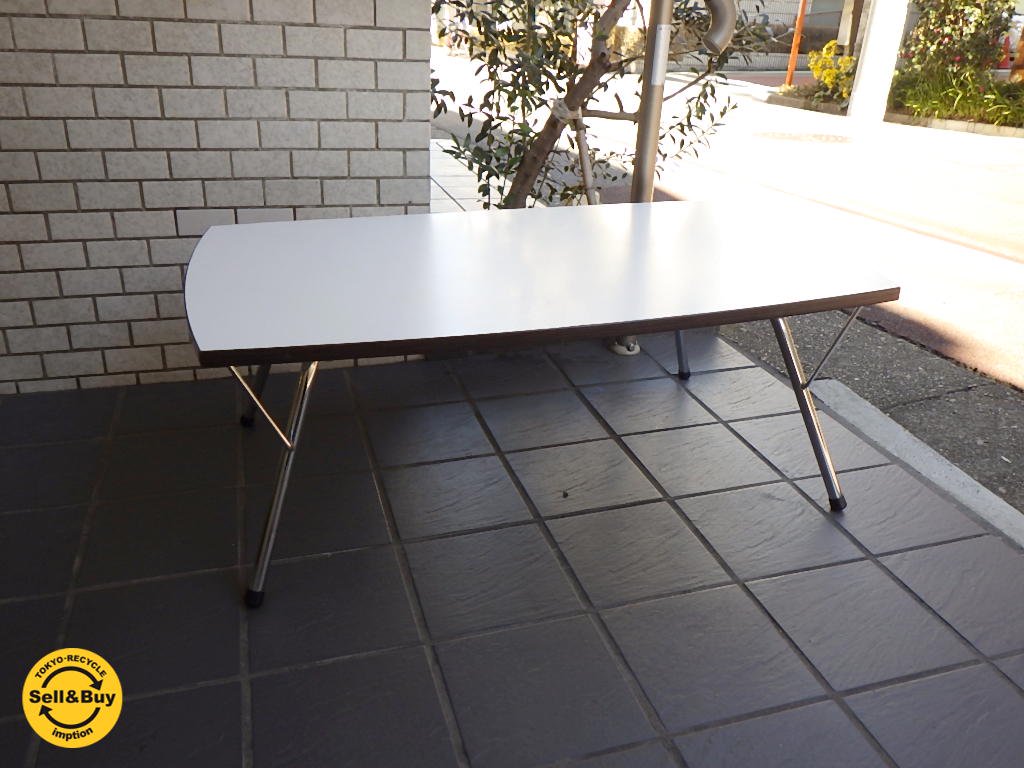 新居 猛 NY Low Table ニー コーヒーテーブル SHAMIDO 折り畳み可能 □