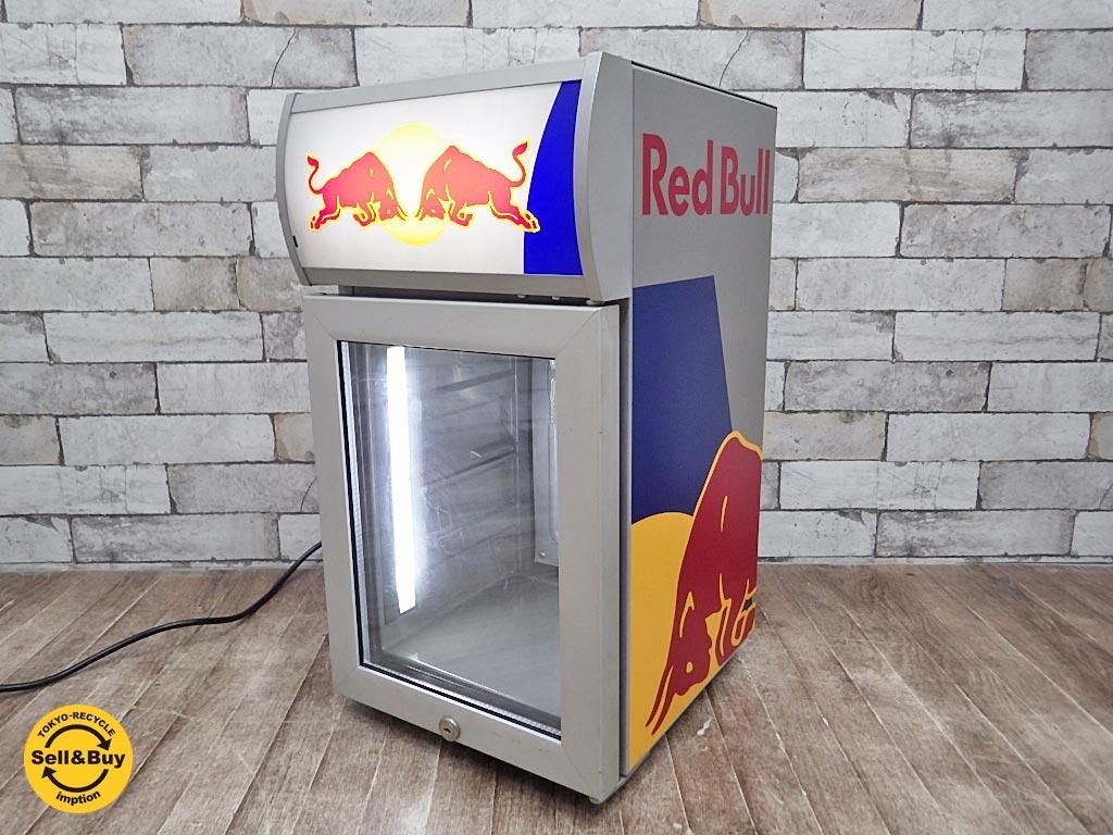 レッドブル REDBULL ショーケース型 ミニ冷蔵庫 販売促進用 ○