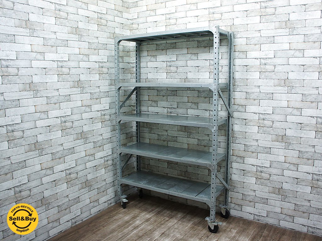 ダルトン DULTON ガルバナイズドシェルフ Galvanized shelf シングル b ○