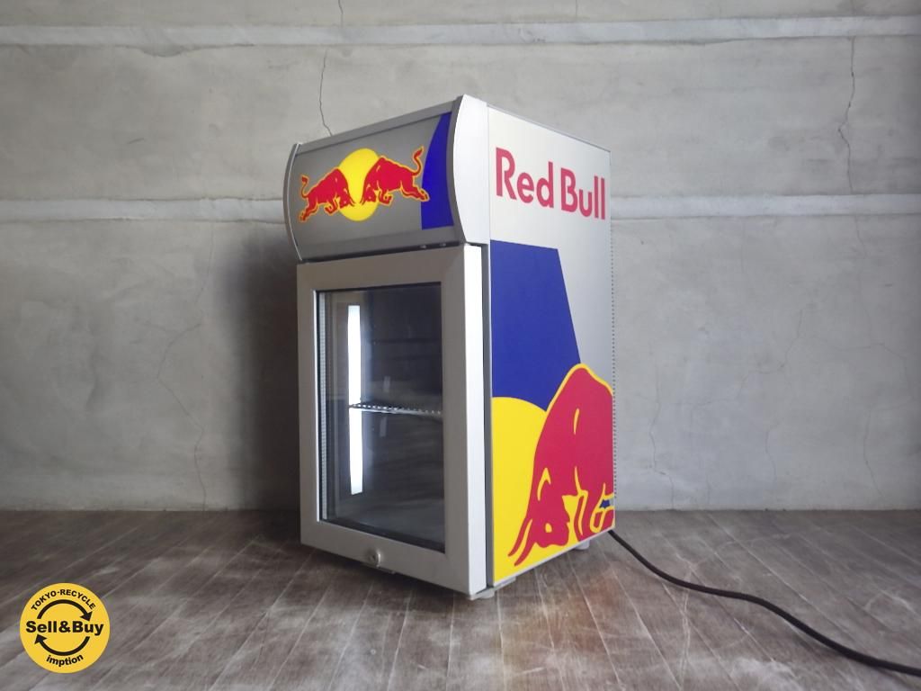 レッドブル Red Bull ショーケース型 ミニ冷蔵庫 販売促進用