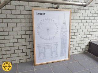  Studio Esinamɥ ɥޡݥ Landmarks poster London  50x70 cm 