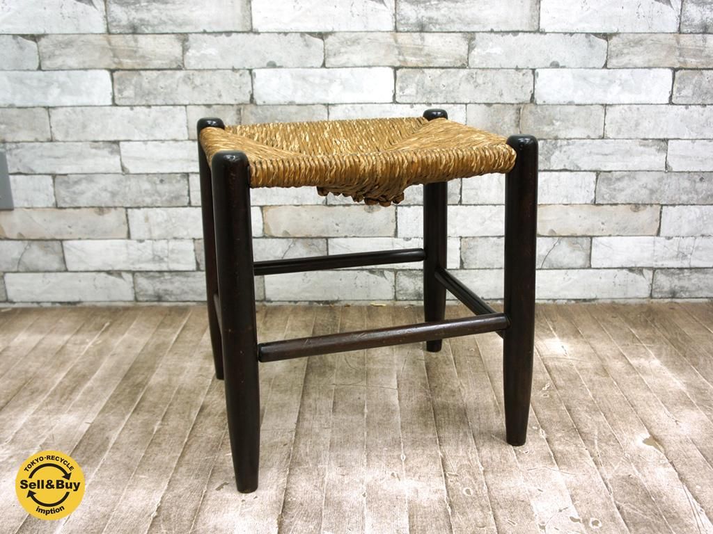 松本民芸家具 19型ラッシスツール