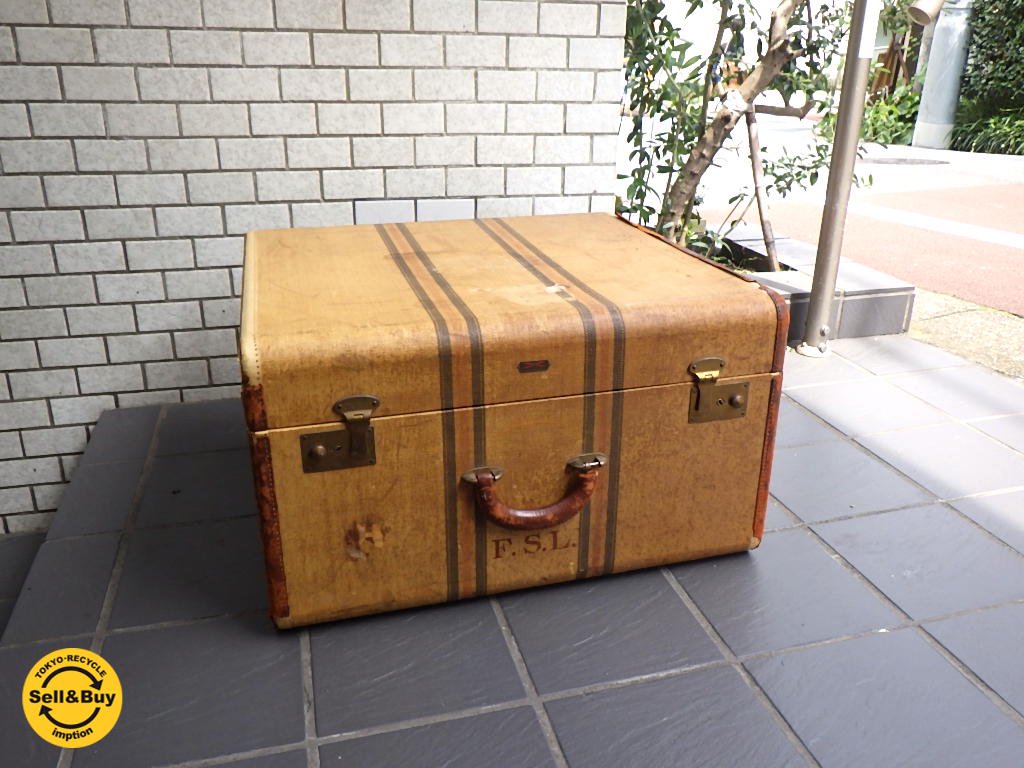 ハートマン『KNOCKABOUT』本革 ウッドボックス スーツケース・トランク
