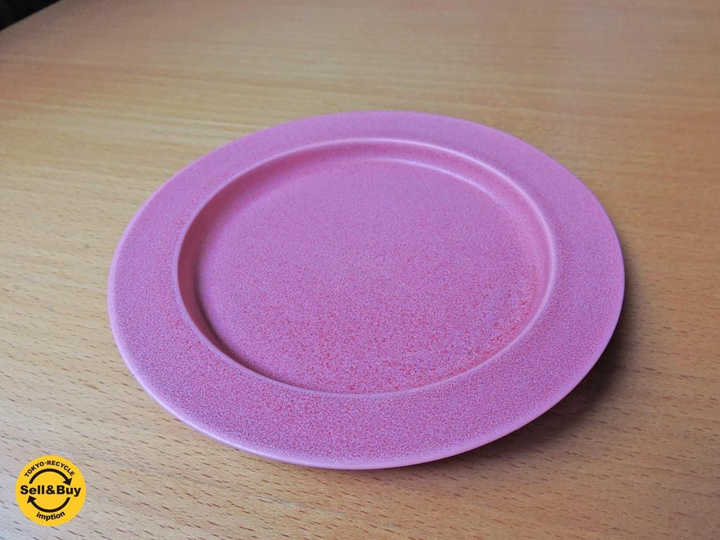 イイホシユミコ アンジュール Unjour Gouter ソーサー プレート 皿 ピンク A イイホシユミコ アンジュール Unjour Gouter ソーサー プレート 皿 ピンク A