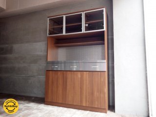 ウニコ unico ストラーダ STRADA キッチンボード レンジボード 食器棚 幅120cm ♪