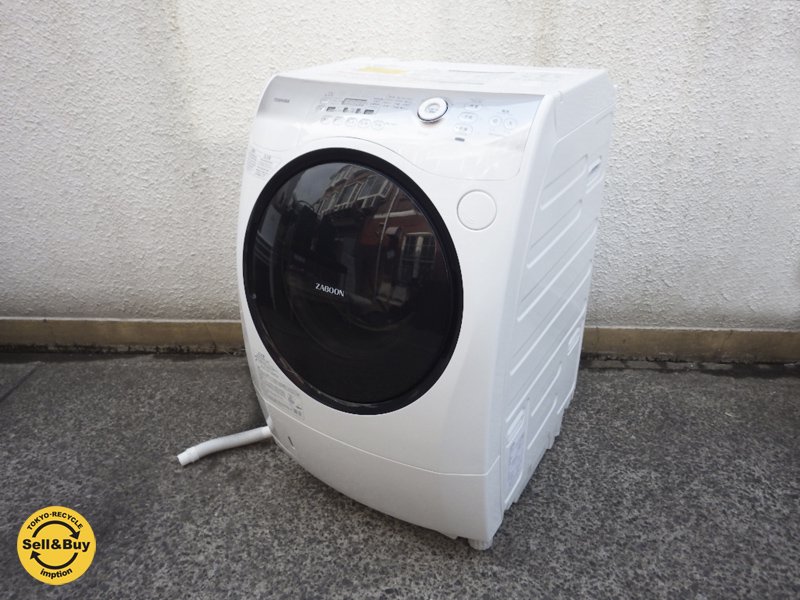 東芝 TOSHIBA 9kg ドラム式洗濯機 ザブーン ZABOON TW-Z390L 左開き ...