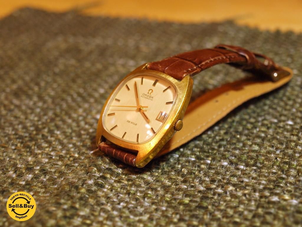 オメガ OMEGA デビル DE VILLE 自動巻き AUTOMATIC SWISS MADE デイト ...