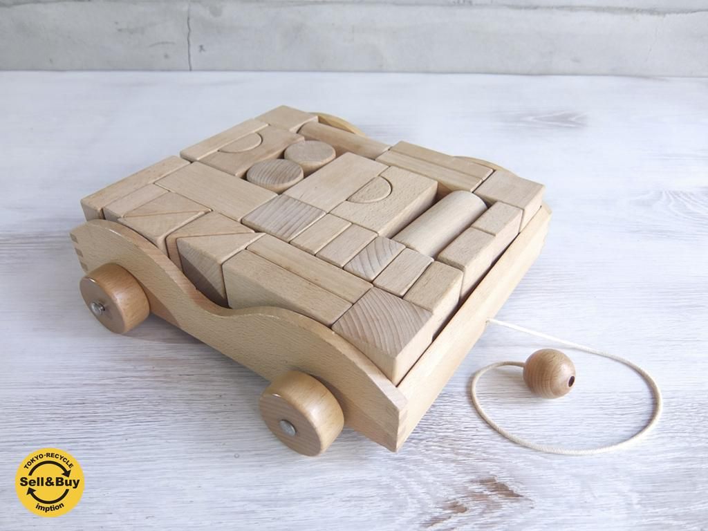 木のおもちゃ 積み木セット 積木車 知育玩具 Tokyo Recycle Imption 東京 世田谷のリサイクルショップ デザイナーズ 北欧家具の販売 買取
