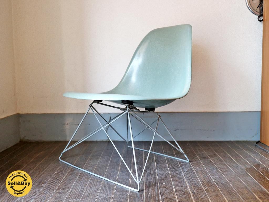 ハーマンミラー Hermanmiller ヴィンテージ サイドシェルチェア 2nd 前期生産型 シーフォームグリーン キャッツクレイドル ベース ハーマンミラー Hermanmiller ヴィンテージ サイドシェルチェア 2nd 前期生産型 シーフォームグリーン キャッツクレイドル ベース