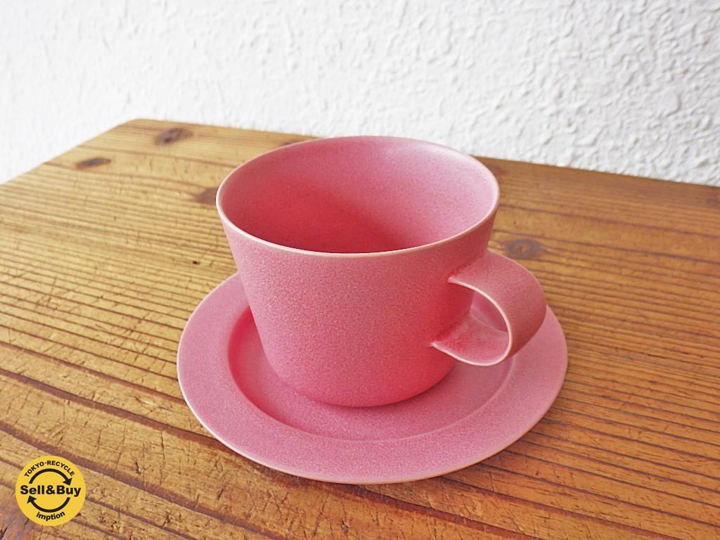 イイホシユミコ アンジュール Unjour マーティンカップ Matin Cup マグカップ 限定カラー ピンク カップ ソーサー Tokyo Recycle Imption 東京 世田谷のリサイクルショップ デザイナーズ 北欧家具の販売 買取