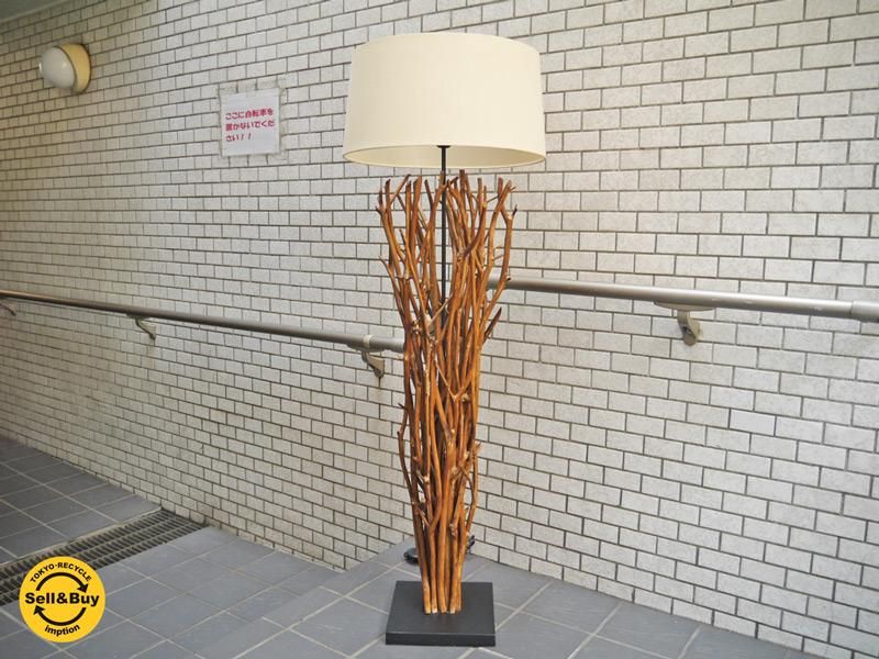アクメファニチャー Acme Furniture オリジナル家具 フロアライト 流木風 ラタン材 Tokyo Recycle Imption 東京 世田谷のリサイクルショップ デザイナーズ 北欧家具の販売 買取