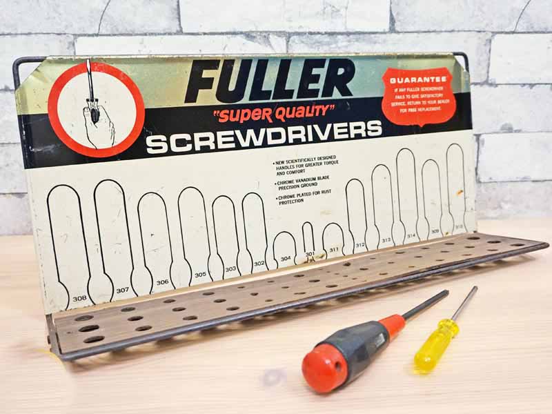 フラー FULLER ドライバーラック 工具入れ 壁掛け USビンテージ