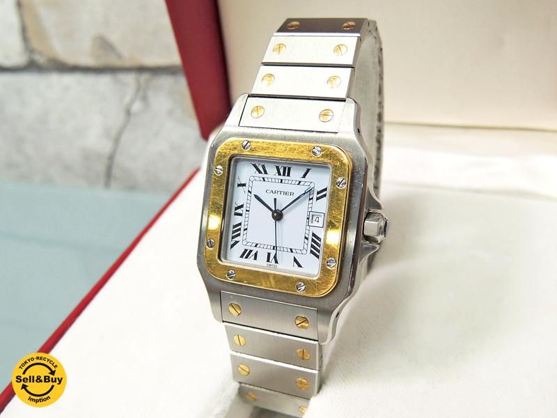 カルティエ Cartier サントスガルベlm 腕時計 メンズ 自動巻き 純正ケース付き Tokyo Recycle Imption 東京 世田谷のリサイクルショップ デザイナーズ 北欧家具の販売 買取