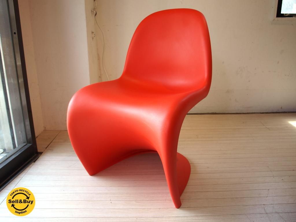 スーパーセール vitra panton chair パントンチェア2脚オレンジ