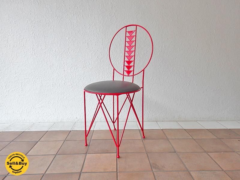 スティールライン Steel Line ミッドウェイチェア Midway Chair フランクロイドライト Frank Lloyd Wright デザイン イタリア レプリカ 名作 A Tokyo Recycle Imption 東京 世田谷のリサイクルショップ デザイナーズ 北欧家具の販売 買取