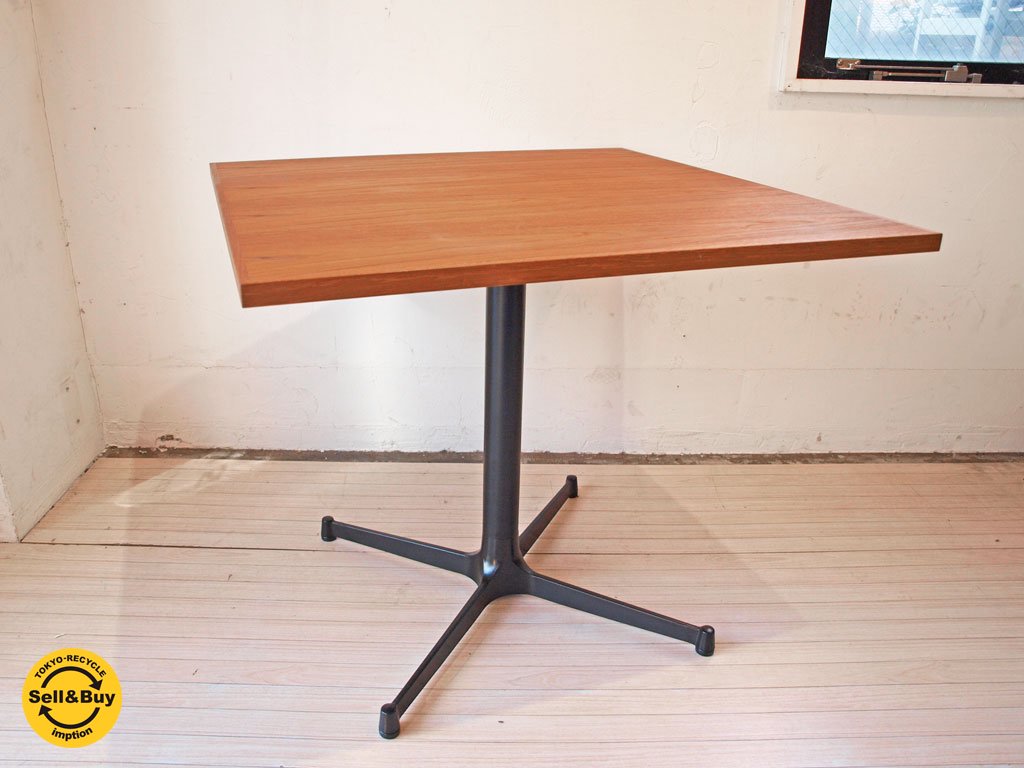 グリニッチ greeniche オリジナル テーブル original table (teak）ブラック Xレッグ スタンダードテーブル 幅
