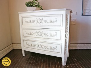 Ļ  Kino ۥ磻ȥᥪ  white cameo chest 3 ե ӡ 