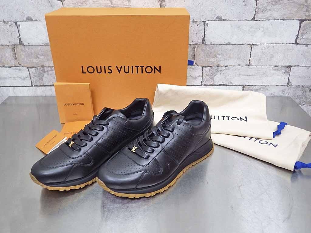 シュプリーム ルイ ヴィトン Supreme Louis Vuitton ランアウェイ スニーカー Run Away Sneaker ブラック 約25cm 未使用品