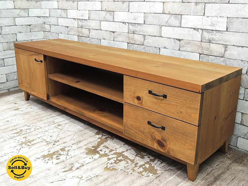 トランクファニチャー Trunk Furniture Tvボード Avボード パイン材 無垢材 ハンドメイド 9 S Furniture購入 Tokyo Recycle Imption 東京 世田谷のリサイクルショップ デザイナーズ 北欧家具の販売 買取