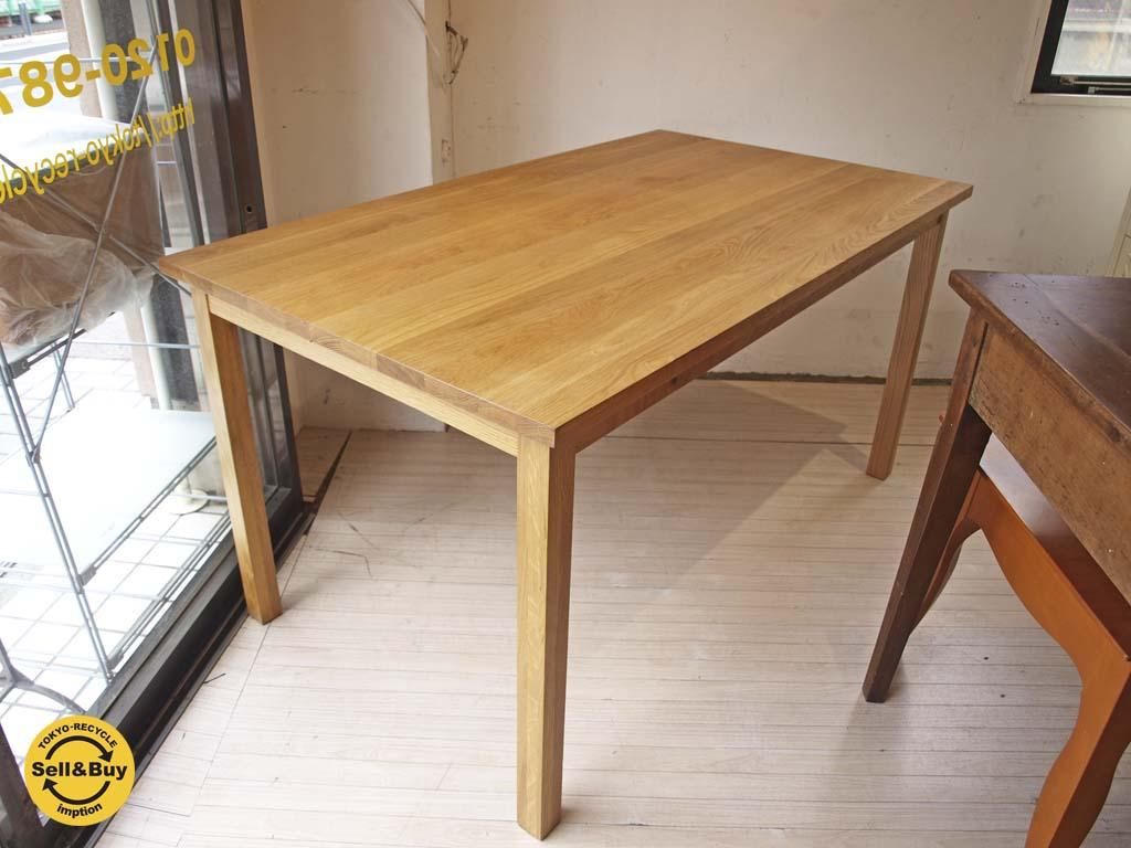 無印良品 Muji ダイニングテーブル Dining Table オーク 無垢材 シンプル ナチュラル W140 Tokyo Recycle Imption 東京 世田谷のリサイクルショップ デザイナーズ 北欧家具の販売 買取 無印良品 Muji ダイニングテーブル Dining Table オーク 無垢材 シンプル ナチュラル W140 Tokyo Recycle Imption 東京 世田谷のリサイクルショップ デザイナーズ 北欧家具の販売 買取