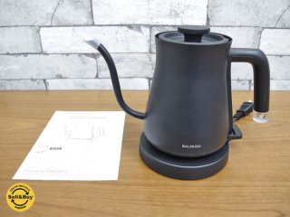 バルミューダ BALMUDA ザ ポット The Pot 電気ケトル 0.6L K02A-BK ブラック 2016年製 ●