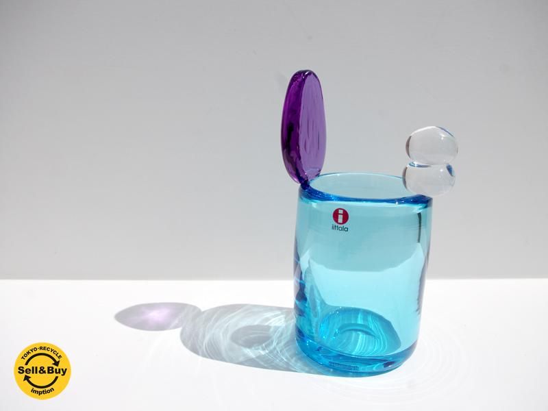 イッタラ Iittala スコープ Scope ポムポム Pampula Vase 90mm Scope F型 スカイブルー Sky Blue 受注限定生産品 元箱付き 希少 Tokyo Recycle Imption 東京 世田谷のリサイクルショップ デザイナーズ 北欧 家具の販売 買取