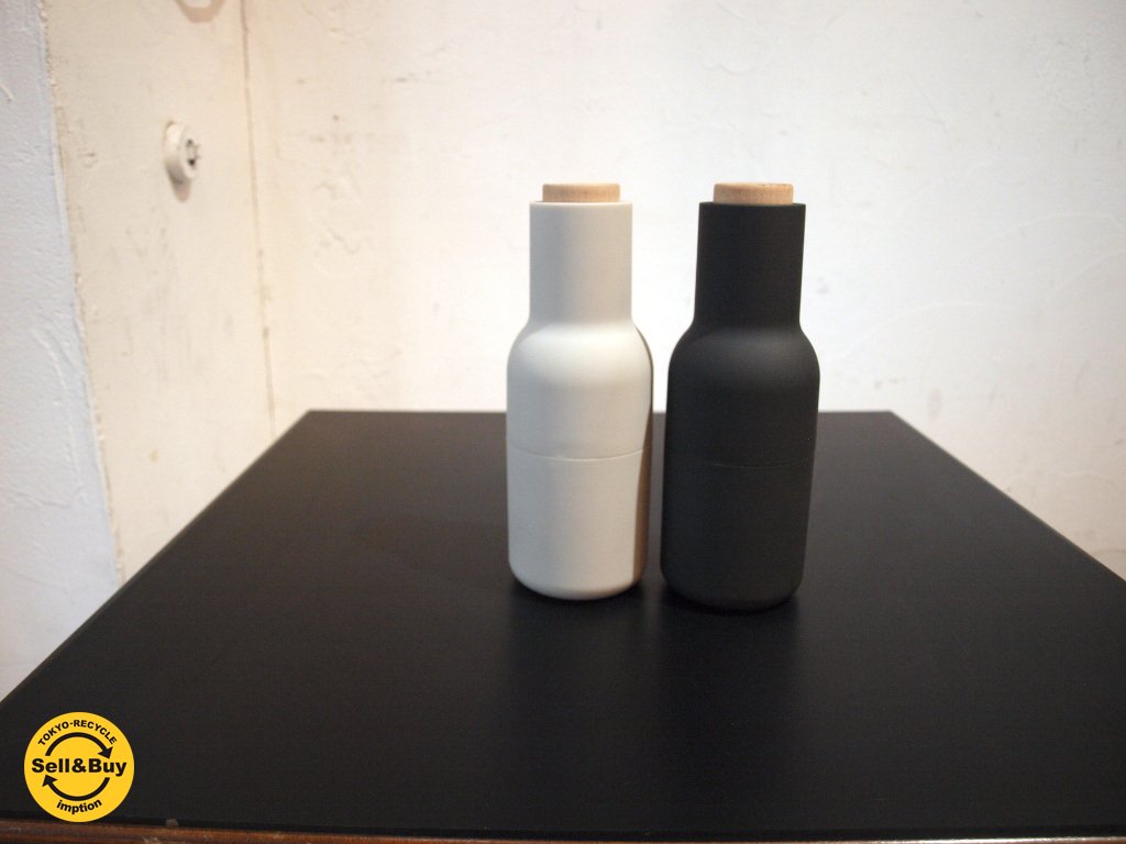 メニュー Menu ソルト ペッパー ボトルグラインダー Salt Pepper Bottle Grinder 2pセット デンマーク カーボン アッシュ Tokyo Recycle Imption 東京 世田谷のリサイクルショップ デザイナーズ 北欧家具の販売 買取