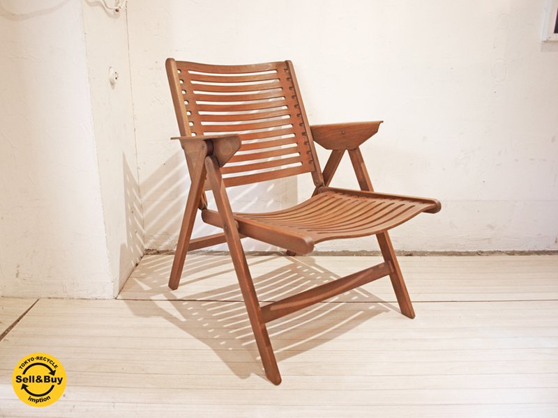 レックス REX ビンテージ フォールディング Folding Chair プライウッド ラウンジチェア 折畳みチェア ニコ・クラリ Niko
