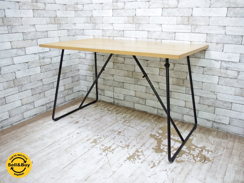 早割クーポン！ 無印良品 オーク材 板と脚で出来た木製テーブル - www