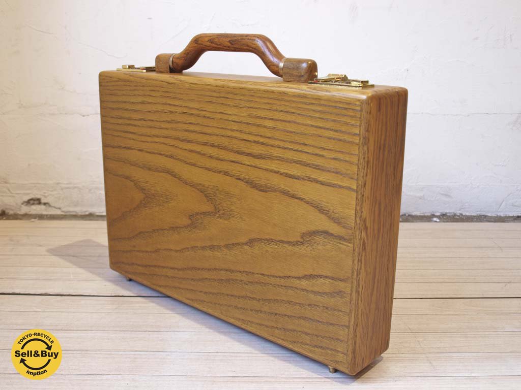 プレスト PRESTO 木製アタッシュケース Wooden Attache Case