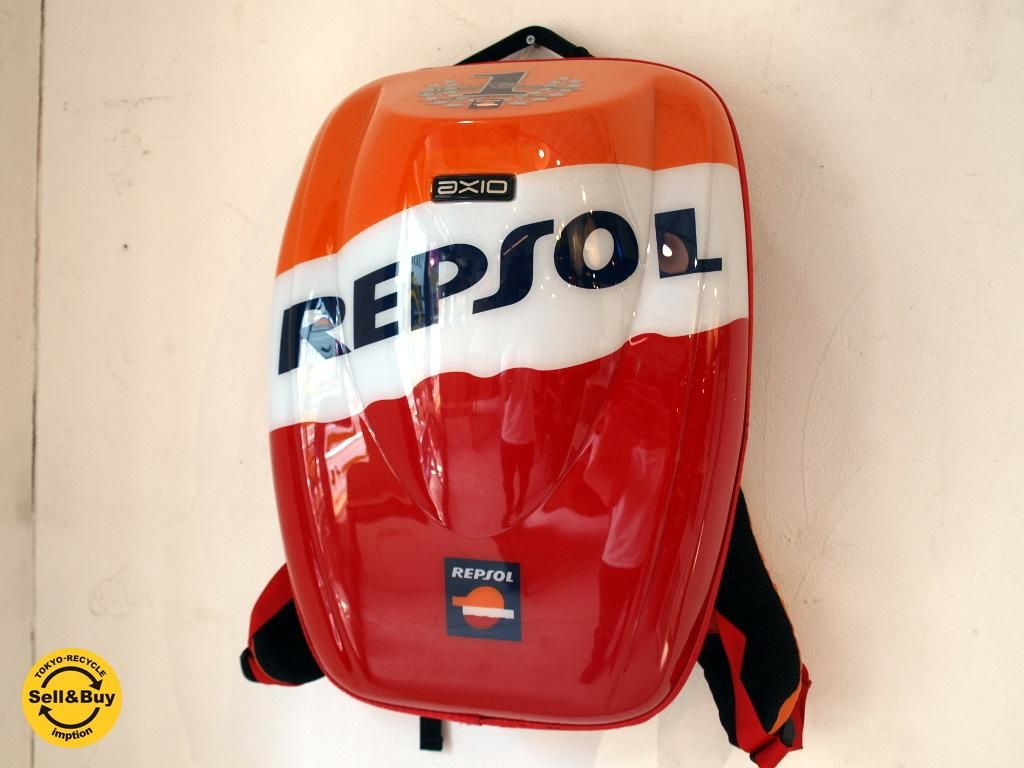 アクシオ Axio レプソル Repsol ハードケースバッグ バイク用品 ツーリング リュック バックパック 限定品 Tokyo Recycle Imption 東京 世田谷のリサイクルショップ デザイナーズ 北欧家具の販売 買取