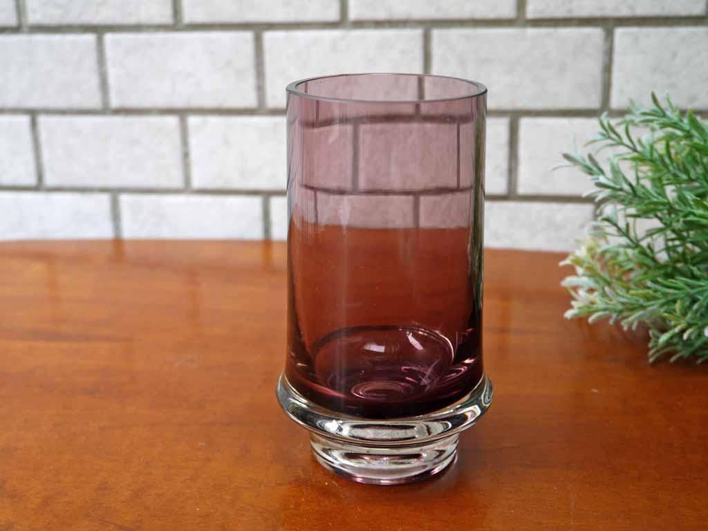 イッタラ iittala フラワーベース パープル クリア #3581 ビンテージ